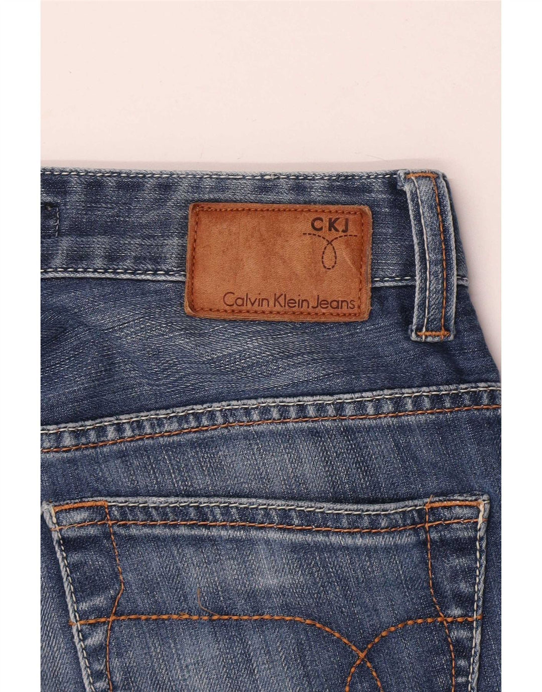 Calvin Klein Lige Jeans til kvinder W30 L34 Blå