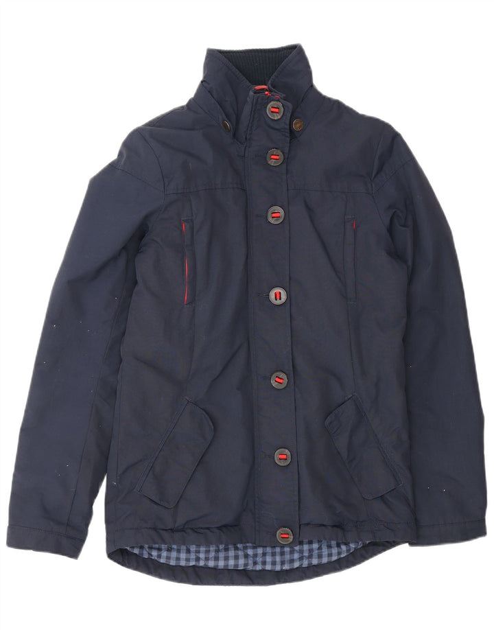 Fat Face Dame Windbreaker Jacket UK 6 XS Navy Blue Nylon