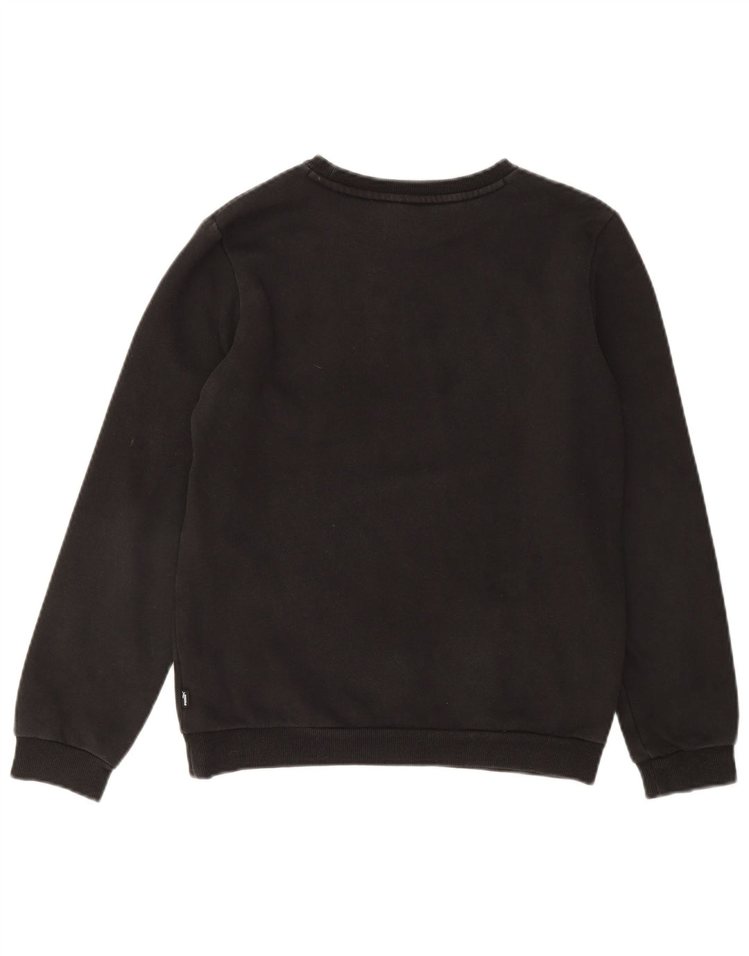 PUMA Boys Graphic Sweatshirt Jumper 13-14 Years Black