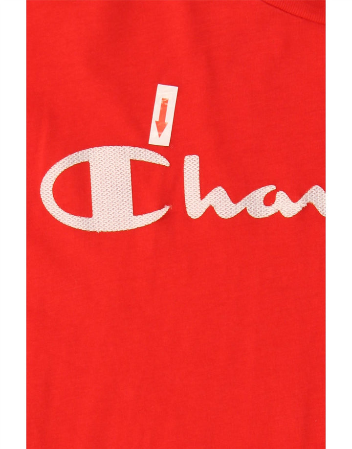 CHAMPION Herre grafisk T-shirt Top Medium Rød