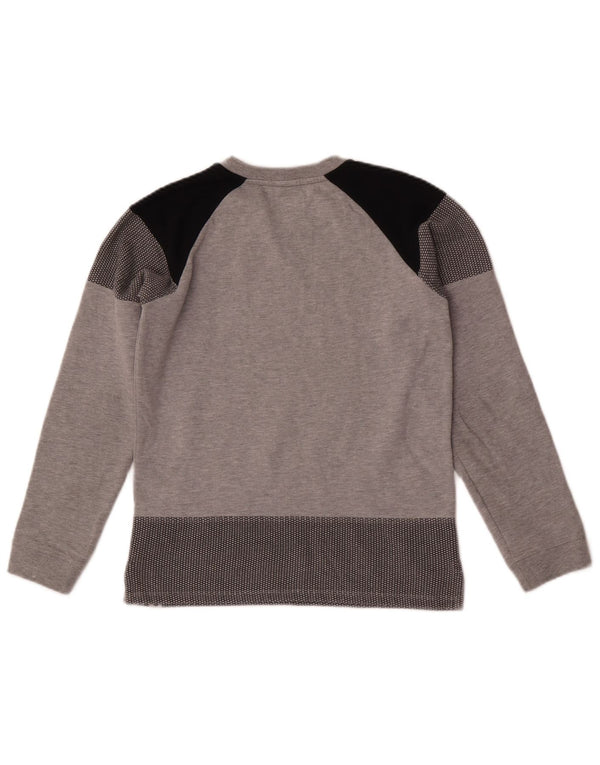 Armani Junior Piger Grafisk Sweatshirt Jumper 11-12 år Grå Colourblock