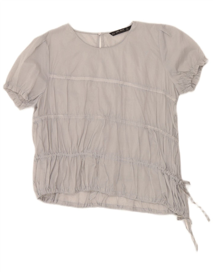 Zara Damebluse Top UK 14 Mellemgrå