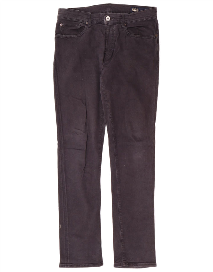 RIFLE Herre Slim Jeans W34 L34 Grå Bomuld
