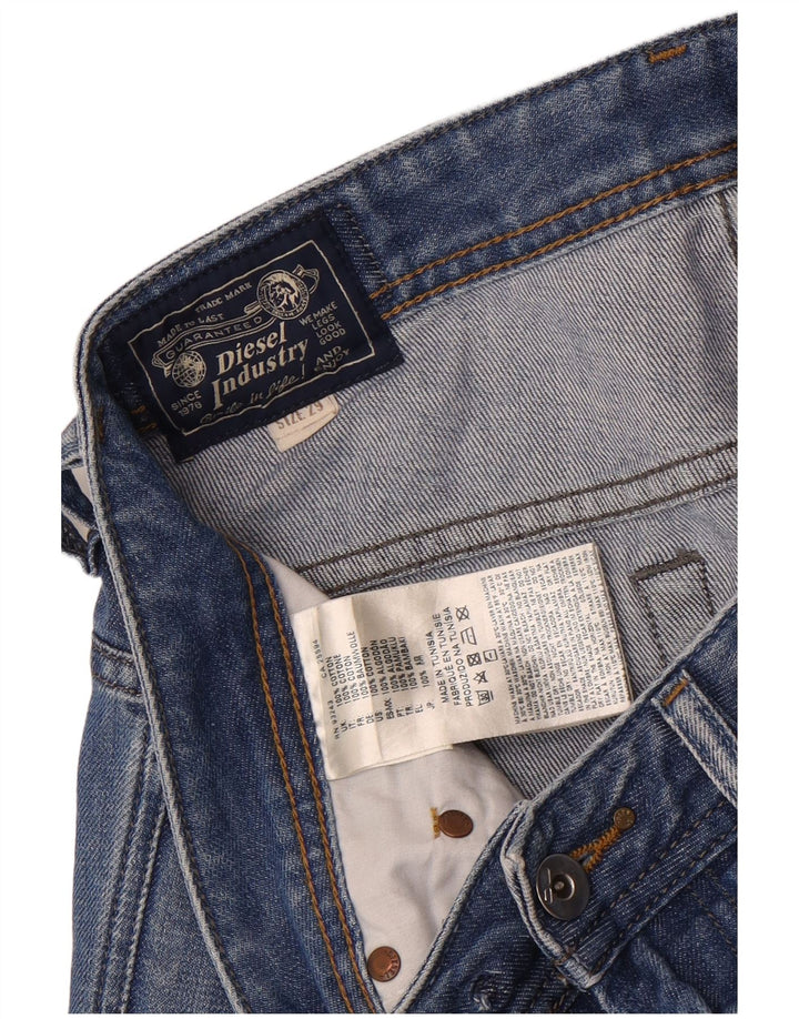 Diesel Herre Denim Shorts W29 Medium Blue Bomuld