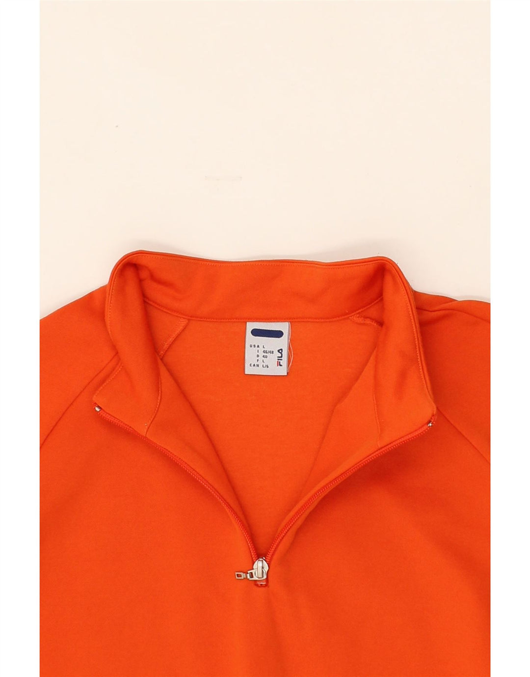 FILA Womens Sweatshirt Jumper IT 46/48 Large Red Polyester Vintage Fila and Second-Hand Fila from Messina Hembry 