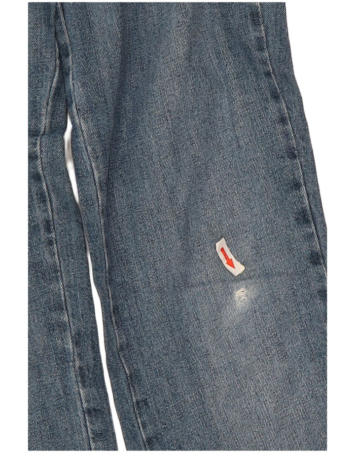 Benetton Dame Capri Jeans W28 L19 Blå