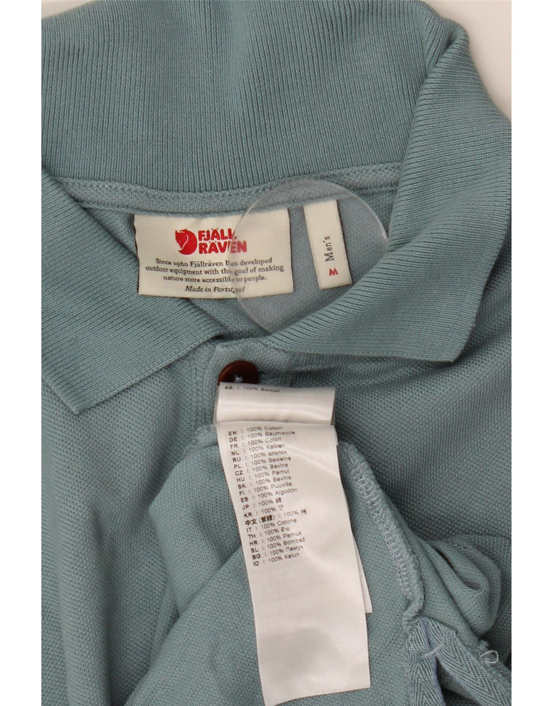 Fjall Raven Herre poloshirt Medium Blue Bomuld