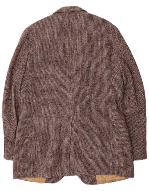 Harris Tweed Herre 2-knaps blazerjakke UK 38 Medium Grey Wool
