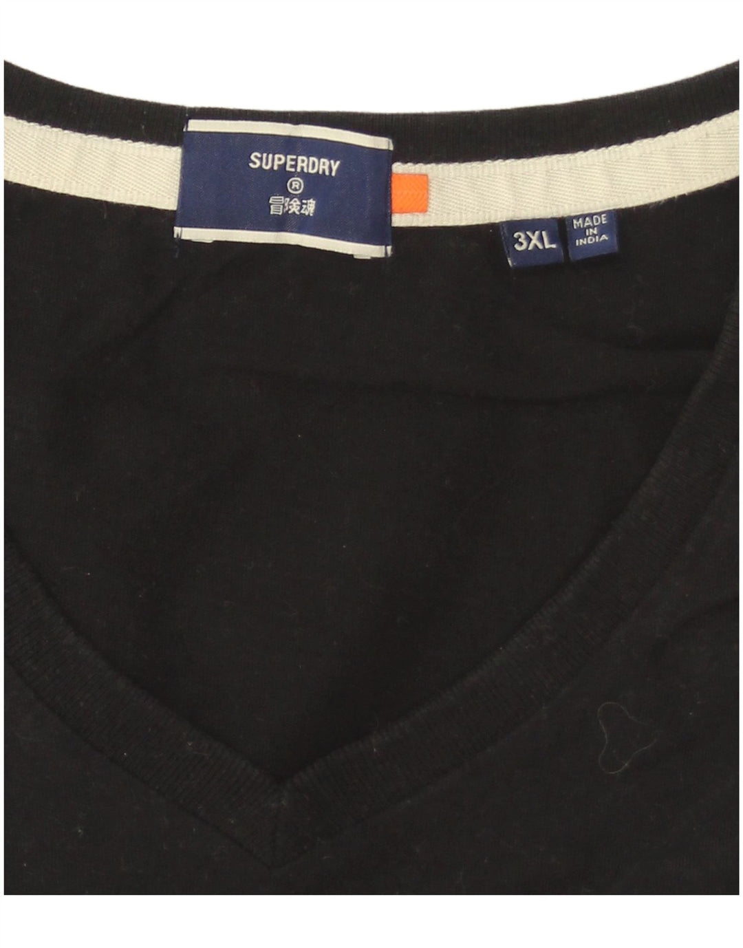 Superdry T-shirt top til mænd 3XL sort