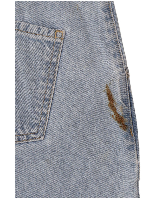 Zara Dameballon Højtaljede Jeans EU 36 XS W26 L27 Blå Bomuld