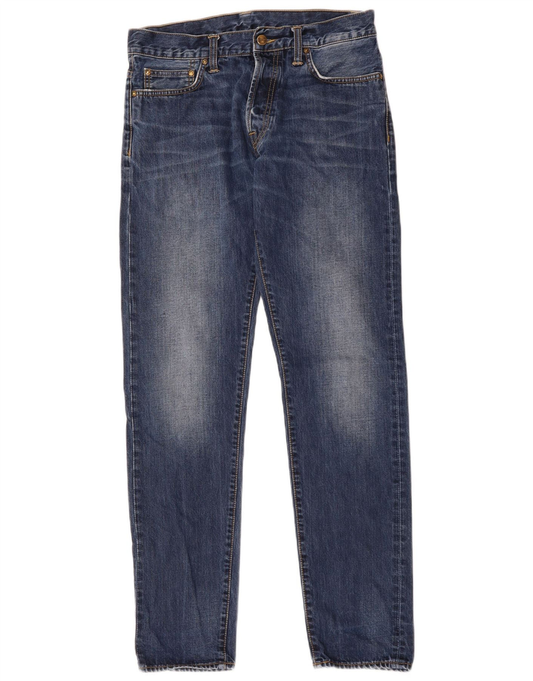 Carhartt Herre Klondike Straight Jeans W30 L32 Blå Bomuld