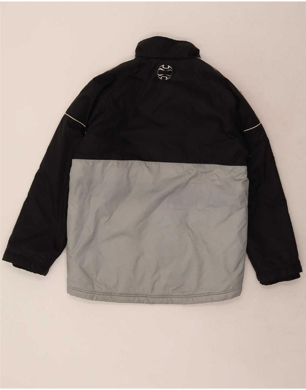 Adidas Boys Windbreaker Jacket 13-14 år Sort Colourblock Polyester