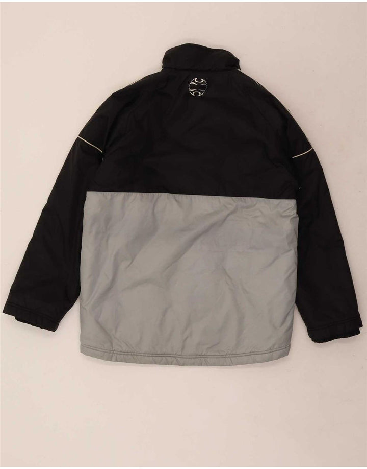 Adidas Boys Windbreaker Jacket 13-14 år Sort Colourblock Polyester