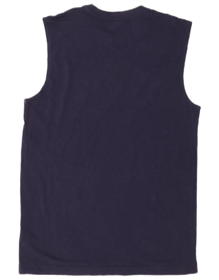 Kappa herre grafisk vest top 2XL marineblå bomuld
