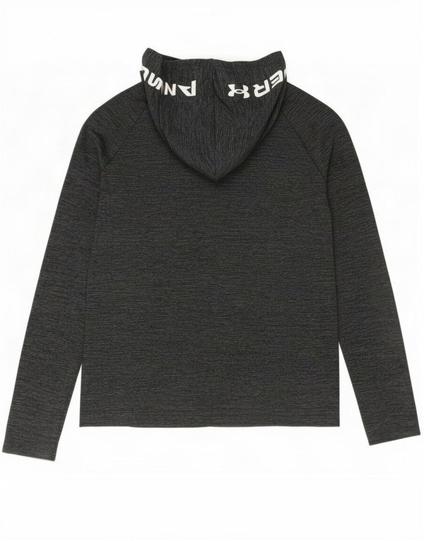 Under Armour Herre Grafisk Top Langærmet Medium Grey Flecked