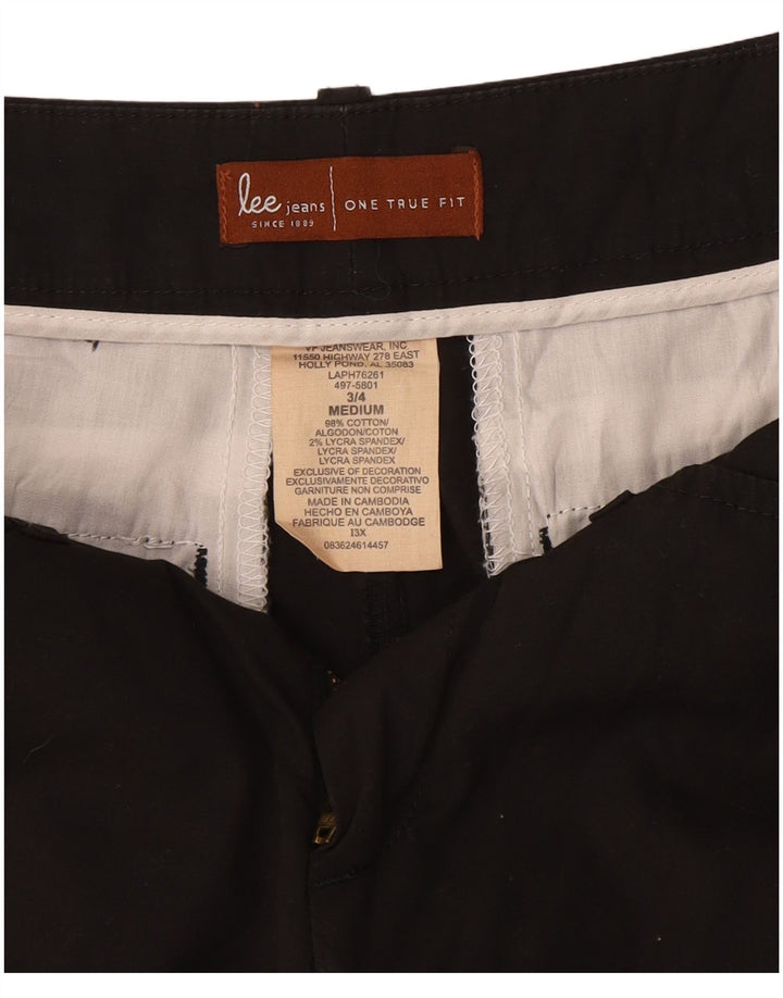 LEE Casual Shorts til kvinder US 3 Small W27 Black Bomuld
