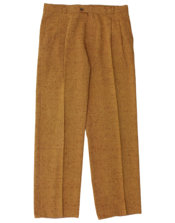 Vintage jakkesæt til mænd IT 48 Medium W30 L29 Beige Flecked Bomuld