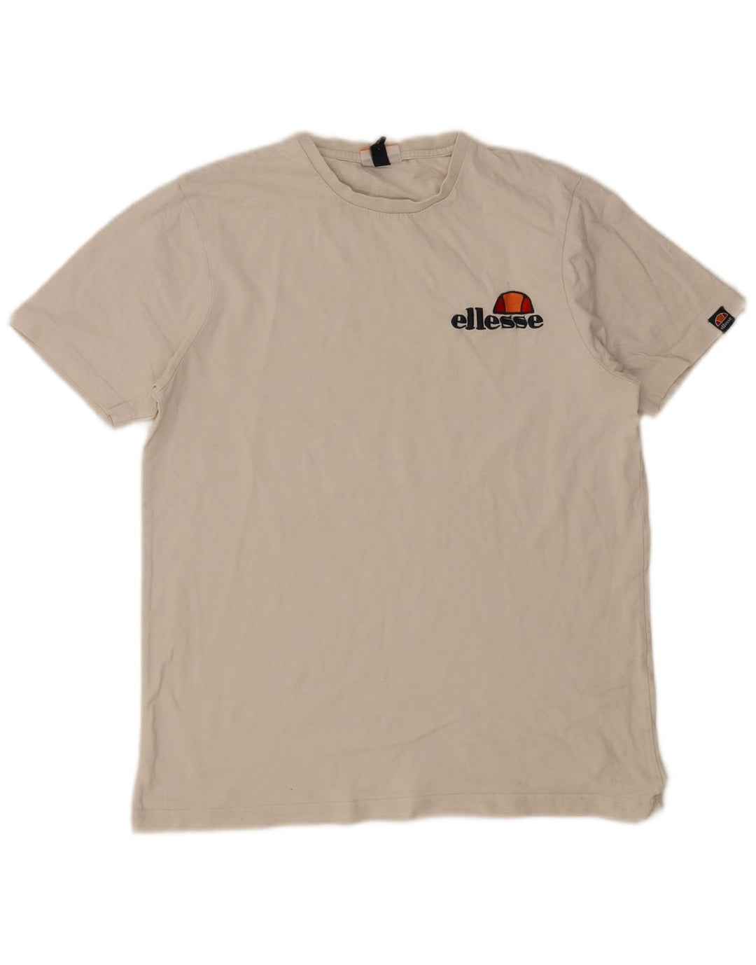 Ellesse Herre Grafisk T-Shirt Top Stor Hvid