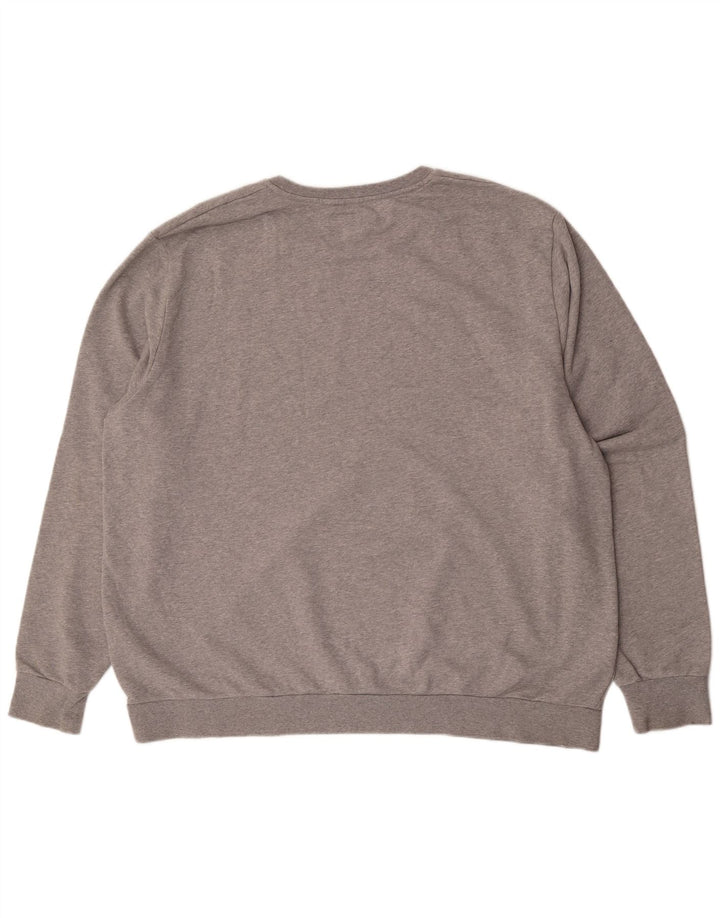 Hackett Herre Classic Fit Grafisk Sweatshirt Jumper 3XL Grå Bomuld