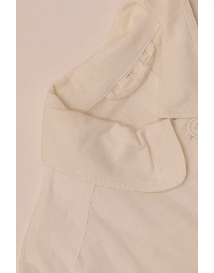 Vintage dame bombefly militærjakke EU 40 Medium White