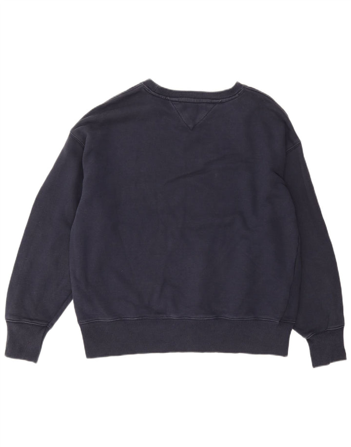 Tommy Hilfiger Herre Sweatshirt Jumper Stor Marineblå Bomuld
