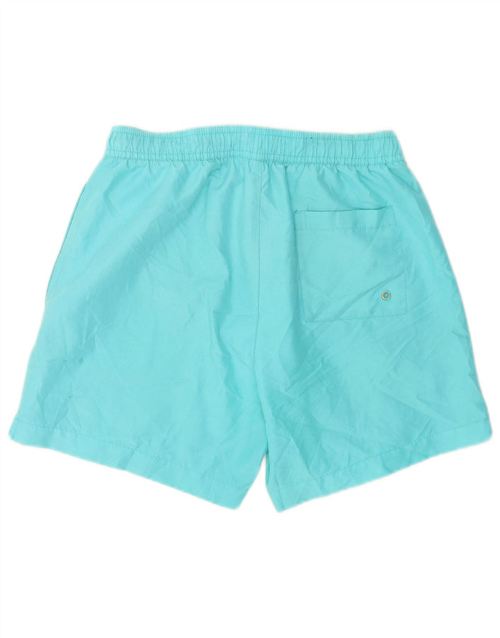 Calvin Klein Herre grafiske svømmeshorts Små blå Colourblock Polyester