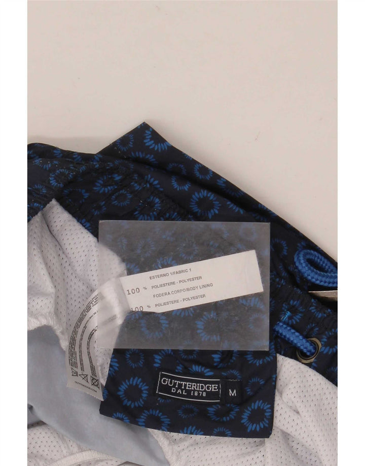 Gutteridge Badeshorts til mænd Medium Navy Blue Floral Polyester