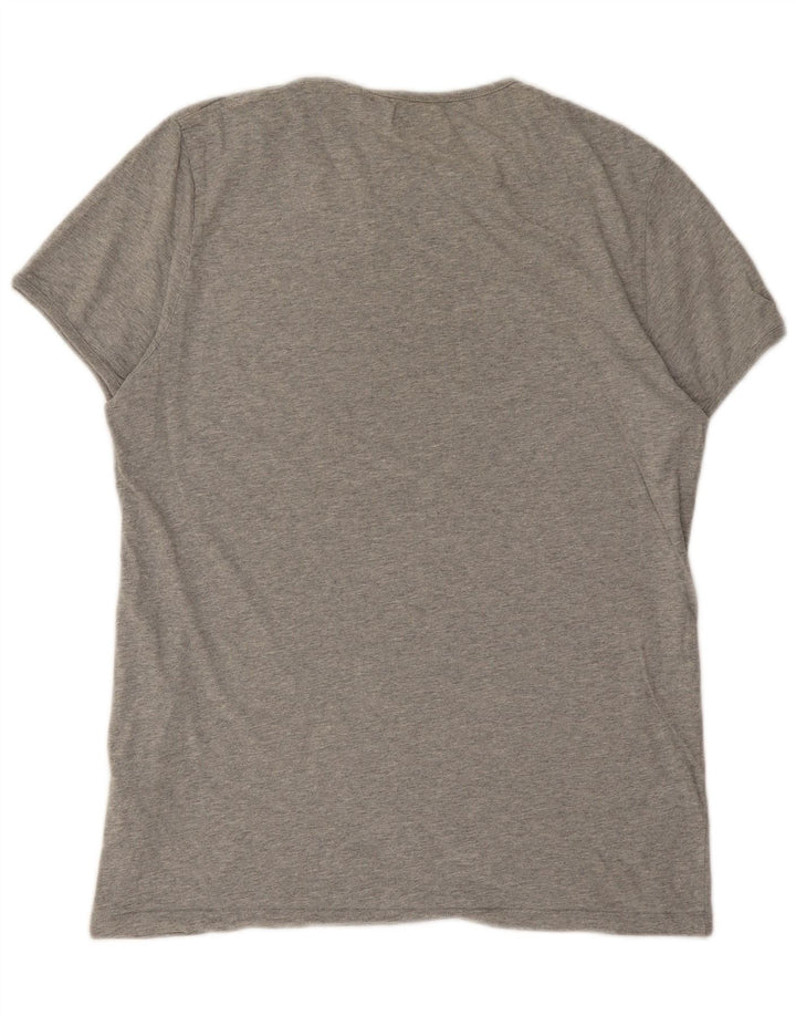 Jack Wills Herre T-shirt Top Medium Grey Flecked Bomuld