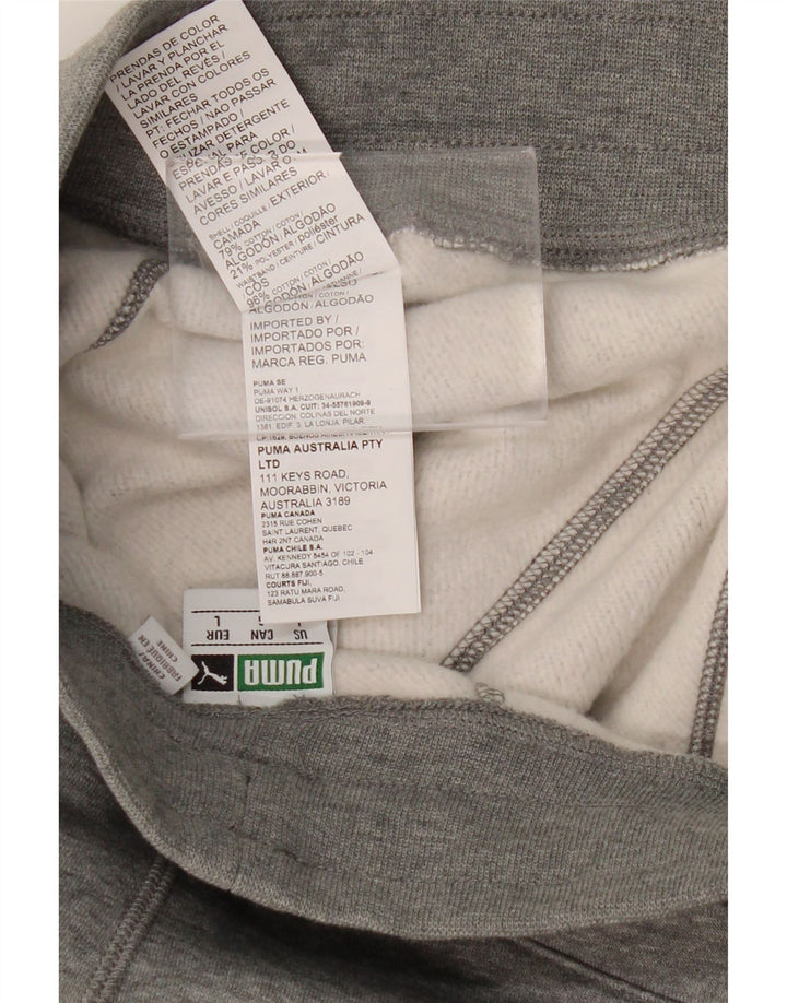 PUMA Herre Cargo træningsdragt bukser store grå flækkede bomuld