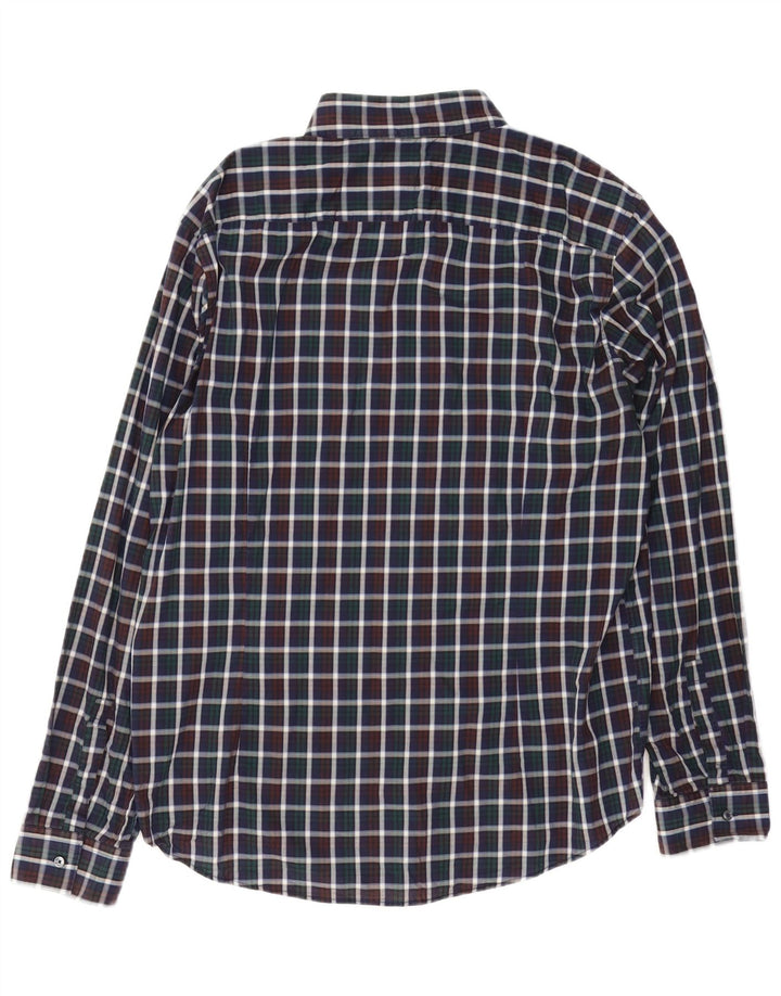 Hugo Boss herre Slim Fit skjorte XL flerfarvet ternet