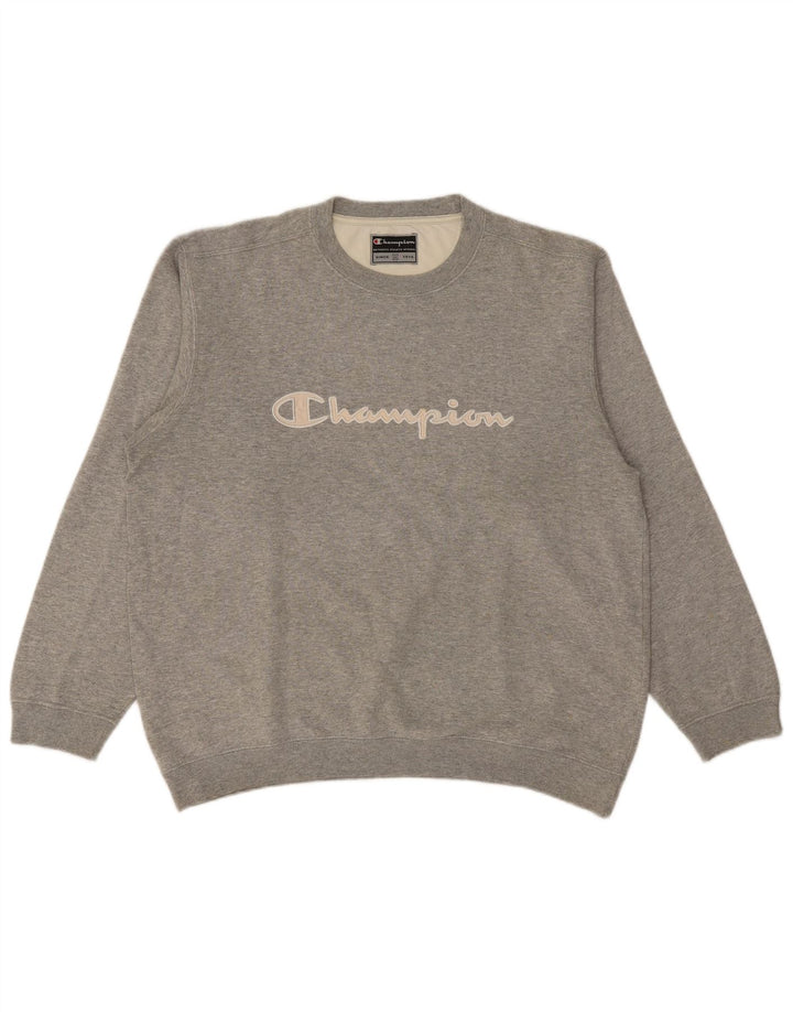 CHAMPION Grafisk sweatshirt til mænd mellem grå bomuld