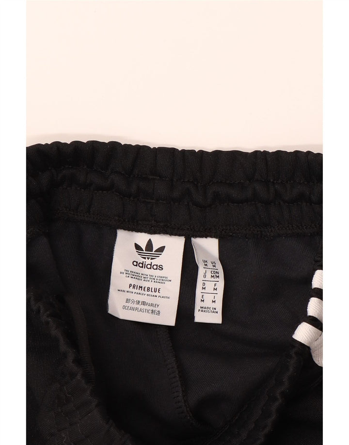ADIDAS Mens Tracksuit Trousers Joggers Medium  Black Polyester