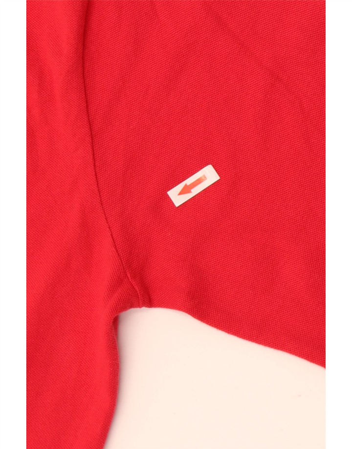 North Sails Herre Langærmet Polo Shirt Stor Rød Bomuld