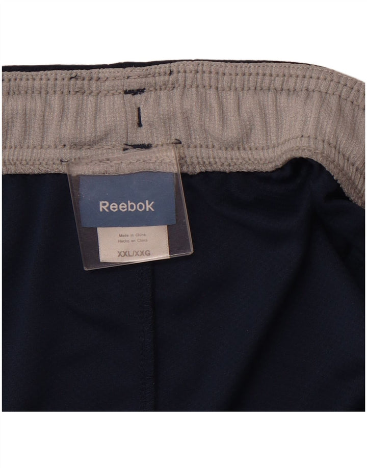 REEBOK Sportshorts til mænd 2XL Navyblå polyester