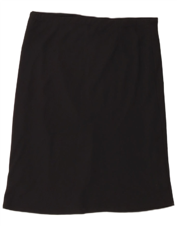 Benetton Dame Mini Nederdel Small W30 Sort Polyester