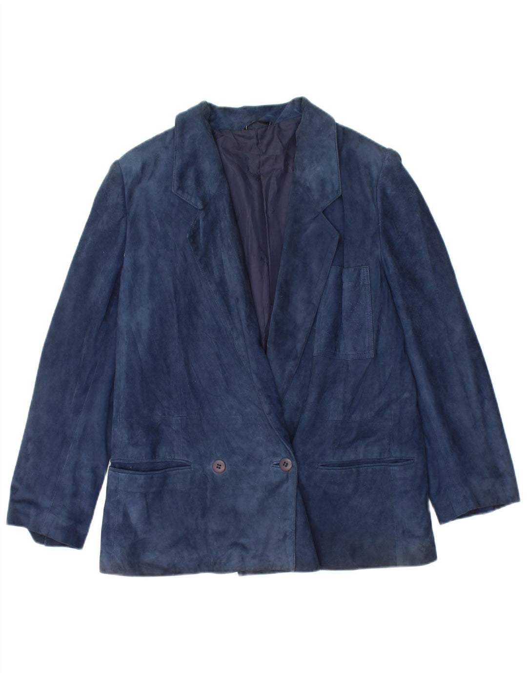 Robrik Dame Ruskind 2-delt nederdelsæt IT 44 Medium W30 Marineblåt læder