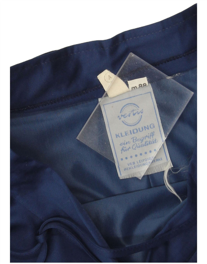 Vintage asymmetrisk nederdel til kvinder W26 lille marineblå