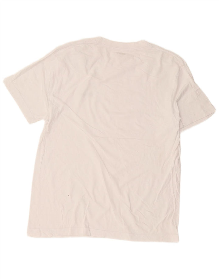 Dkny Boys T-Shirt Top 15-16 År Stor Hvid Bomuld