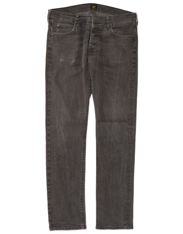 Lee Mens Powell Slim Jeans W33 L34 Grey Cotton