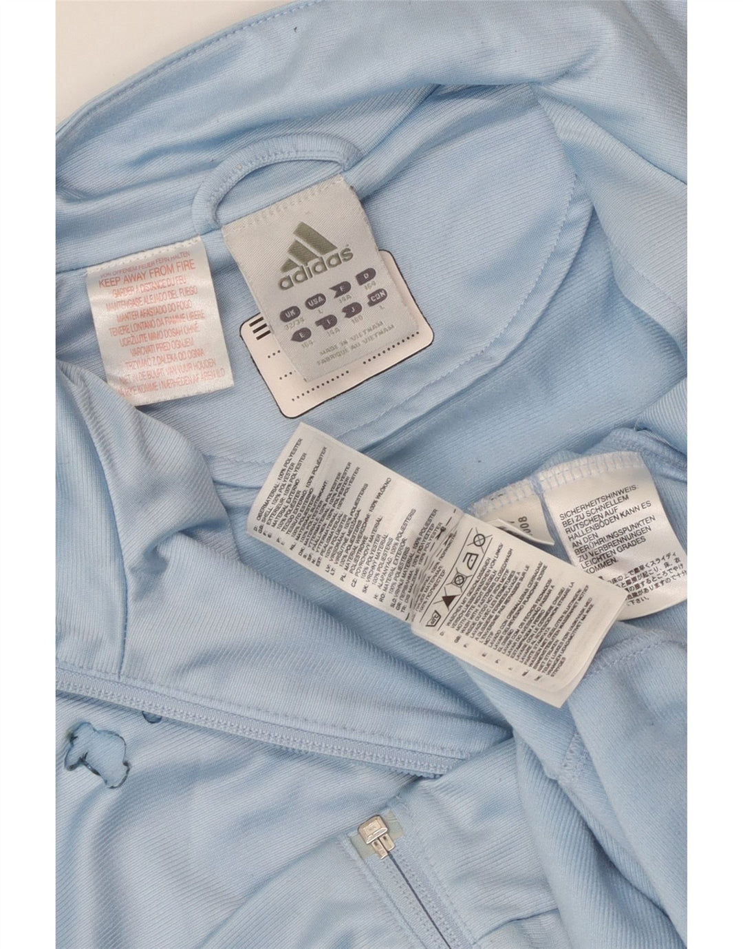 Adidas Træningsdragt Topjakke til drenge 13-14 år Blå Colourblock Polyester