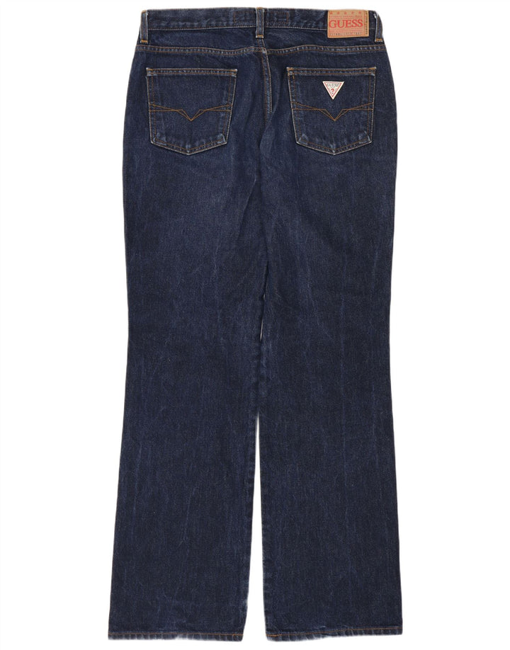 Guess Straight Jeans til mænd W32 L32 Marineblå bomuld