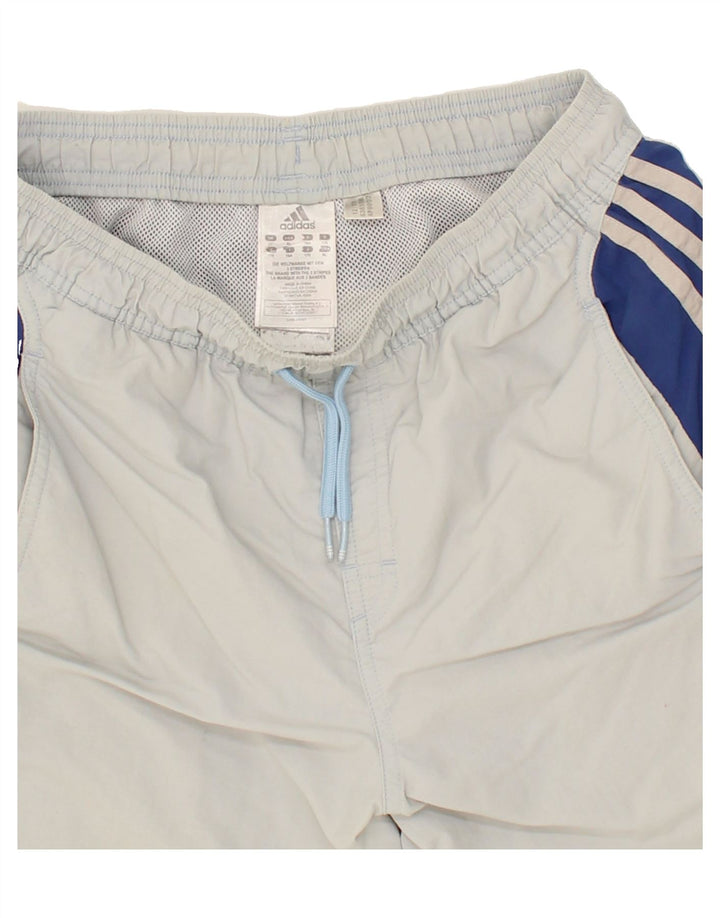 ADIDAS Boys Sport Shorts 15-16 Years  Blue Colourblock Polyamide Vintage Adidas and Second-Hand Adidas from Messina Hembry 