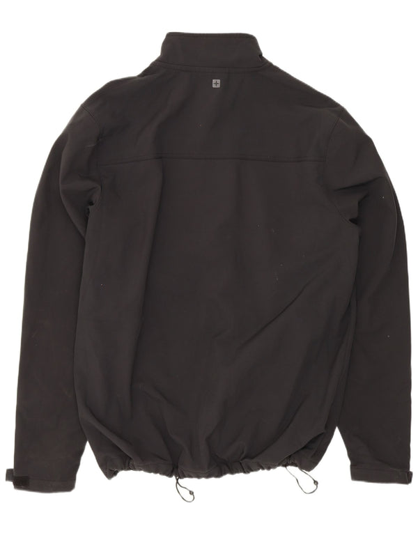 Mountain Warehouse Herre Windbreaker Jacket UK 40 Large Black Polyester