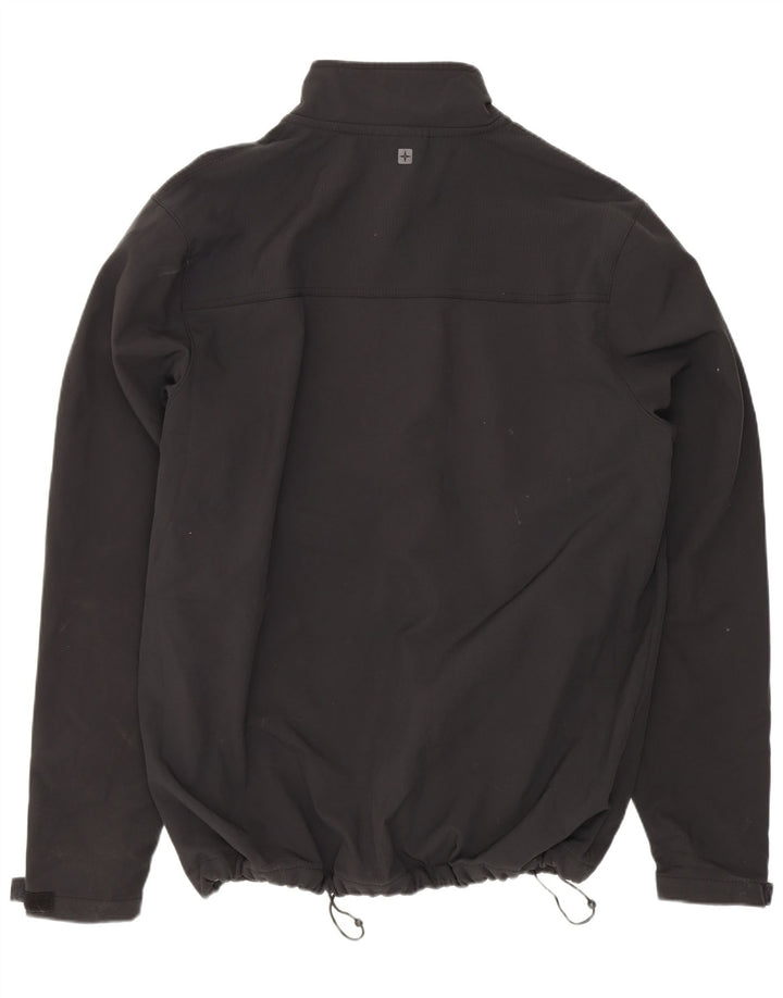 Mountain Warehouse Herre Windbreaker Jacket UK 40 Large Black Polyester