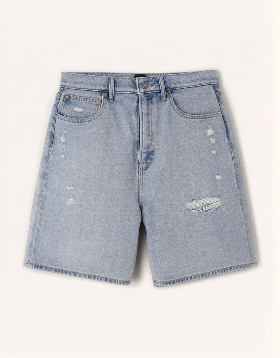 Gap Womens Distressed Denim Shorts Medium W28 Blå Bomuld