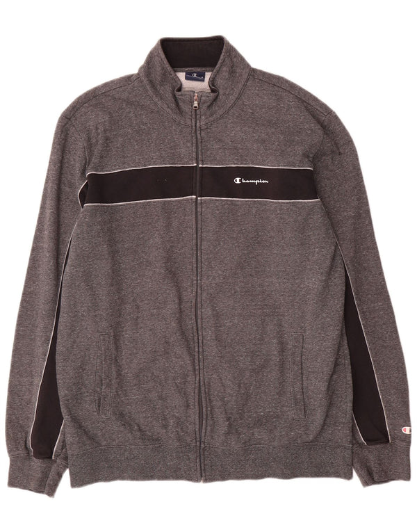 Champion Herre træningsdragt Topjakke 2XL Grå Colourblock Bomuld
