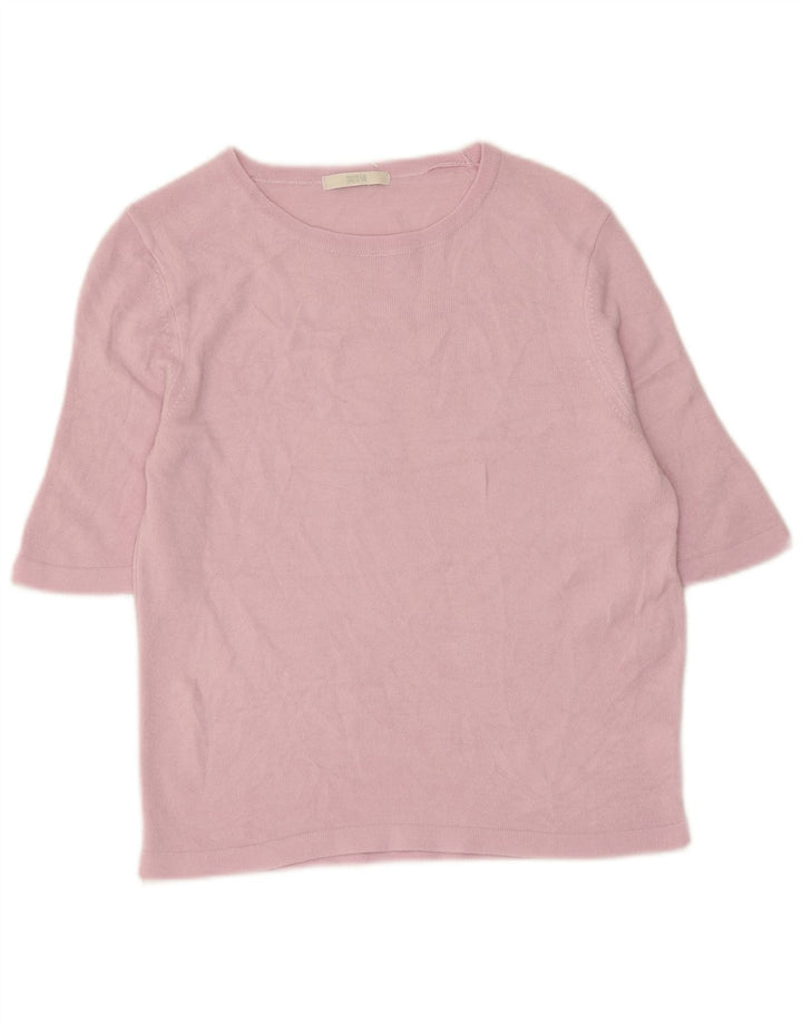 Marks & Spencer Dame Top 3/4 ærme UK 10 Lille lilla akryl