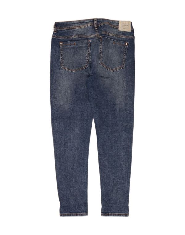 Zara Dame Skinny Jeans EU 40 Medium W30 L28 Marineblå