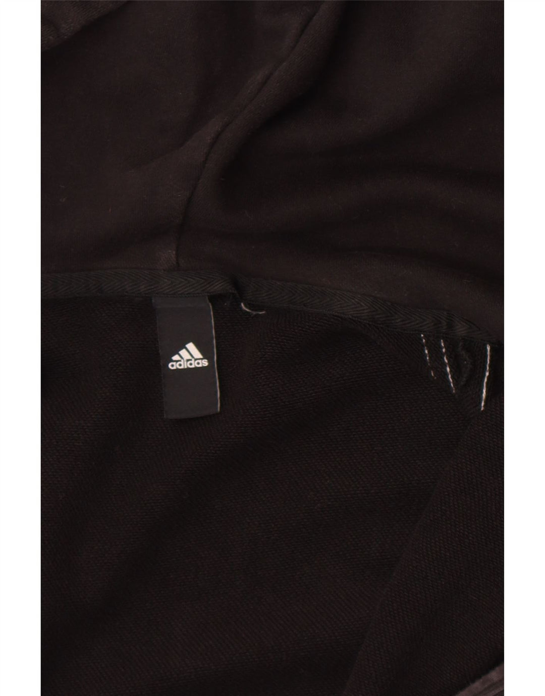 Adidas Hættetrøje med lynlås til mænd, lille sort