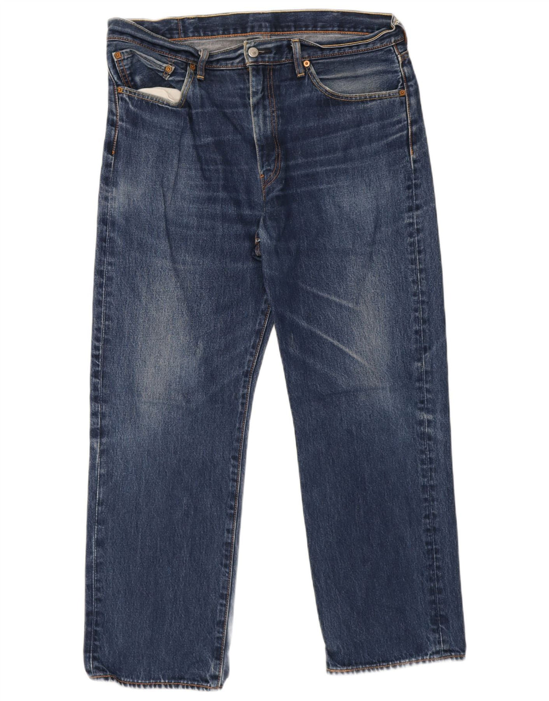 Levi's Herre 751 Straight Jeans W38 L30 Blå